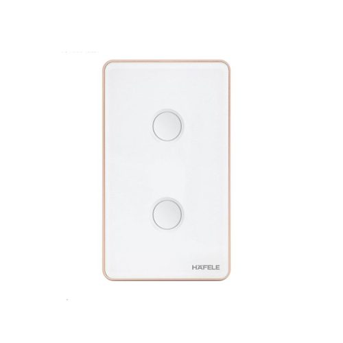 Công tắc ZB 2GUS 10A trắng L Hafele HSL-LS2G01W 820.71.004