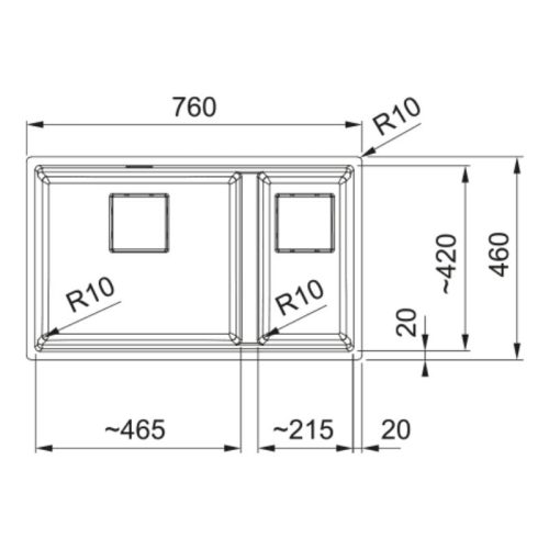 Chậu rửa đá Franke KNG 120 Slate Gray 3 thong so chau rua da franke kng 120 slate gray