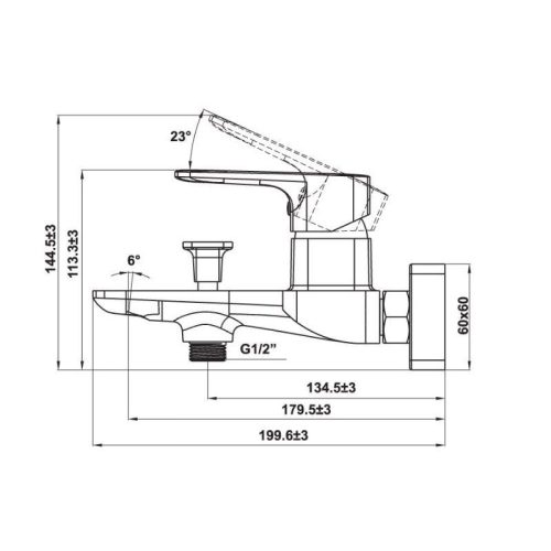 Bộ trộn 2 đường nước Kobe Hafele 589.15.035