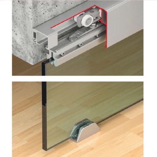 Phụ kiện cửa trượt kính Slido Classic Hafele 941.25.014
