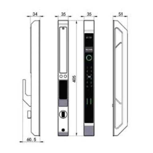 Khóa điện tử Hubert HB CNI7F TITAN EU Silver 3 thong so khoa dien tu hubert hb cni7f titan eu silver