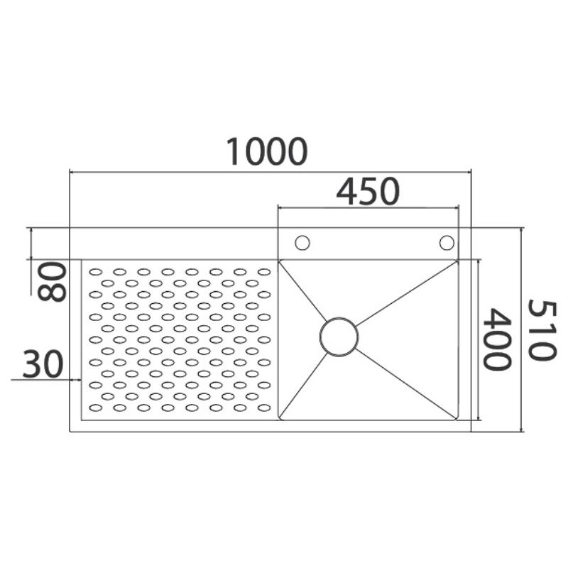 Kích thước chậu DUDOFF London Hasa S01-A2 (S01-AS2H) Kích thước chậu DUDOFF London Hasa S01-A2 (S01-AS2H)