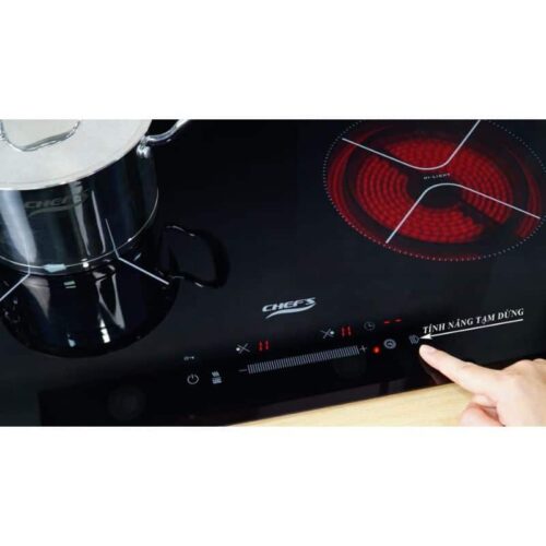 Bảng điều khiển Bếp điện từ hỗn hợp Chefs EH-MIX366/P