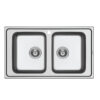 Chậu inox Hafele VALERIAN HS-SD7744 565.86.351 (Ngừng sản xuất) 2 chau rua hafele 565 86 351