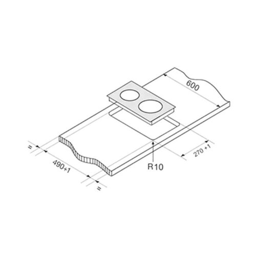 Bếp từ âm Electrolux EEH353C 4 Kích thước Bếp từ âm Electrolux EEH353C