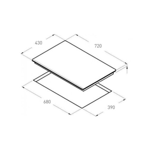 Kích thước Bếp từ Arber MLS555