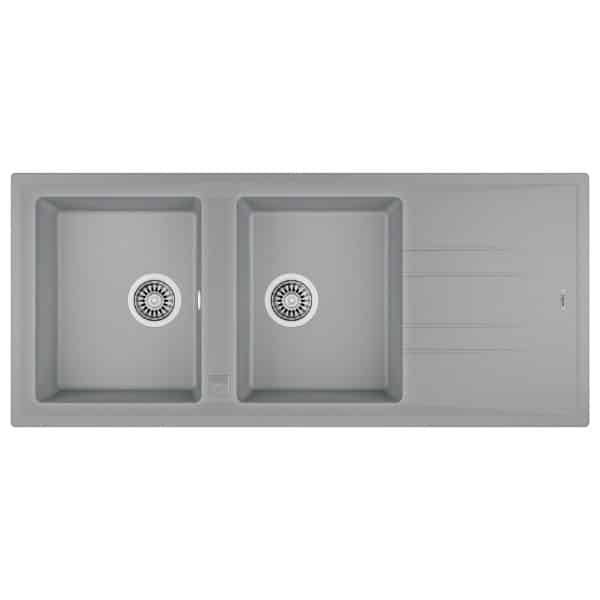 Chậu đá Teka STONE 80 B-TG 2B 1D Grey Chậu đá Teka STONE 80 B-TG 2B 1D Grey