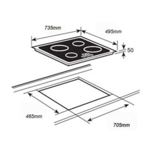 Bếp điện Malloca DZ- 7354