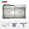 Chậu rửa bát Konox Overmount Sink KN7847DO 2 chau rua bat konox overmount sink kn7847do