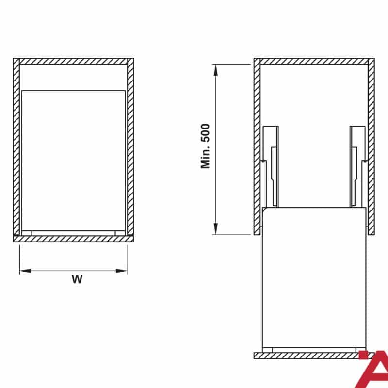 Lắp đặt Bộ Đựng Chai Lọ Sonata 300mm Hafele 549.20.038 Lắp đặt Bộ Đựng Chai Lọ Sonata 300mm Hafele 549.20.038