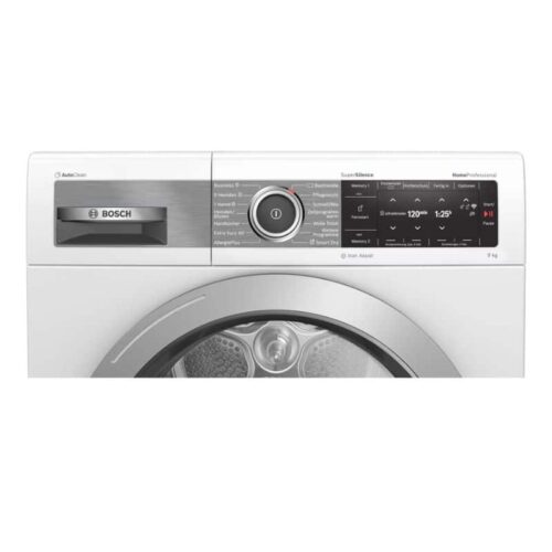 Bảng điều khiển máy sấy quần áo Bosch WTX87E40