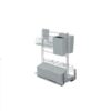 Bộ rổ kéo để gia vị cho cửa bản lề màu đen 400mm 545.13.971 2 Bộ rổ kéo để gia vị cho cửa bản lề màu đen 400mm 545.13.971