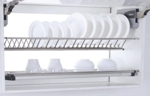 giá bát đĩa cố định dạng chữ V Inox 201 Eurogold EU01080