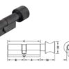 Ruột khóa 1 đầu chìa, 1 đầu vặn Hafele 916.08.425, 81mm Đồng thau