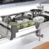 Giá xoong nồi inox đáy đặc âm tủ Euronox EU1.80 2 Euronox EU1.80