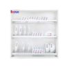 Giá bát cố định 3 tầng cao cấp, Inox mờ Kit Plus DK12B VIP.80 1 Giá bát cố định 3 tầng cao cấp, Inox mờ Kit Plus DK12B VIP.80