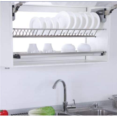 Giá bát đĩa cố định dạng chữ V Inox 201 Eurogold EU01060