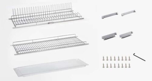 Giá úp bát đĩa Hafele 544.06.026 inox 304 cho tủ rộng 800mm
