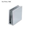 Kẹp kính tường 90º phòng tắm kính Hafele 981.77.918 1 Kẹp kính tường 90º phòng tắm kính Hafele 981.77.918