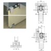Phụ kiện cửa trượt Slido Classic 120-K Hafele 940.82.254 1 Phụ kiện cửa trượt Slido Classic 120-K Hafele 940.82.254