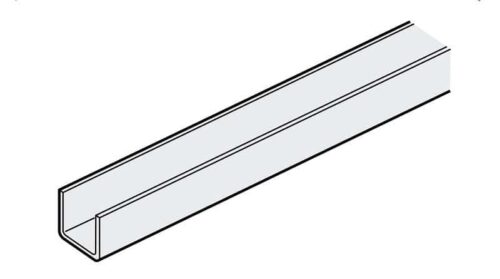 Ray dẫn hướng dưới 4000mm dạng chữ U Hafele 940.42.401 3 Ray dẫn hướng dưới 4000mm dạng chữ U Hafele 940.42.401