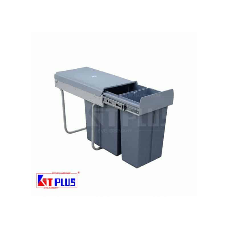 Thùng rác ray trượt 2 ngăn Kit Plus DF.30 Thùng rác ray trượt 2 ngăn Kit Plus DF.30