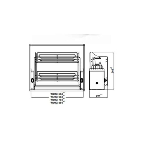 Bộ rổ nâng hạ Hafele Oria 504.76.508 900mm 3 Bộ rổ nâng hạ Hafele Oria 504.76.508 900mm