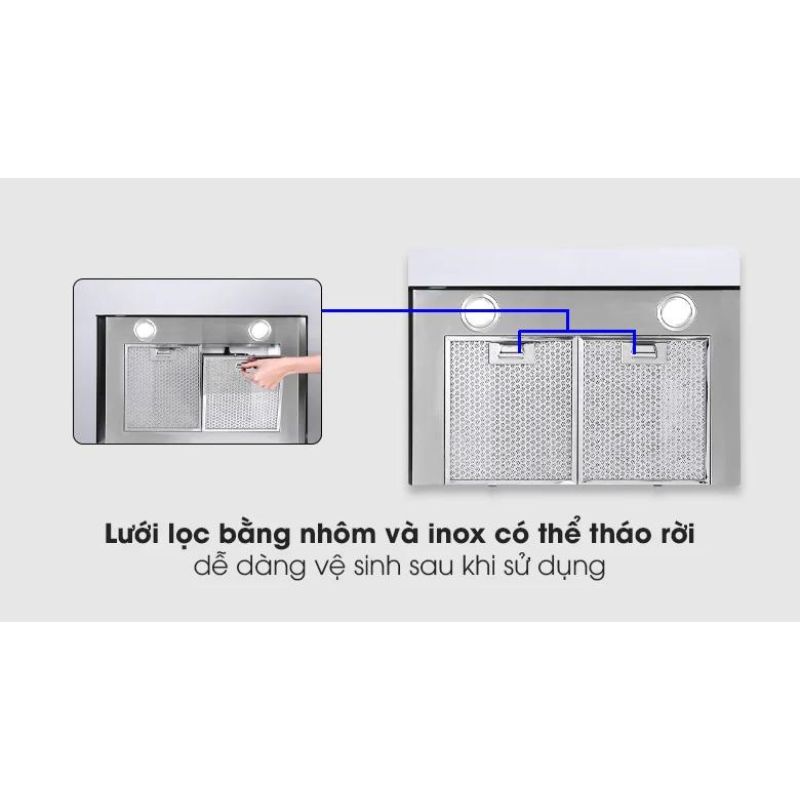 Tấm lọc máy hút mùi áp tường tuần hoàn Pramie AC17-700 Air Tấm lọc máy hút mùi áp tường tuần hoàn Pramie AC17-700 Air