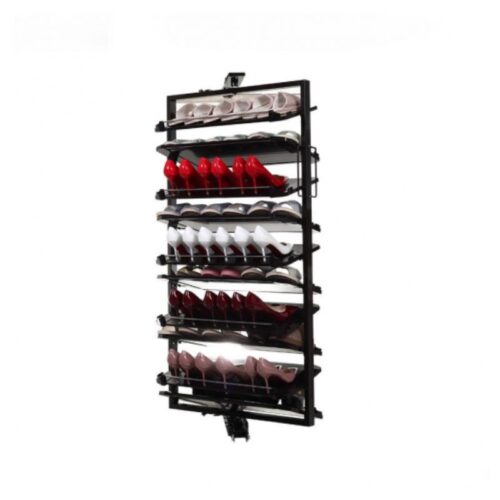 Kệ giày dép xoay 360 độ BossEU BS04.100GY 3 anh gia de giay xoay 360 do bosseu bs04.100gy