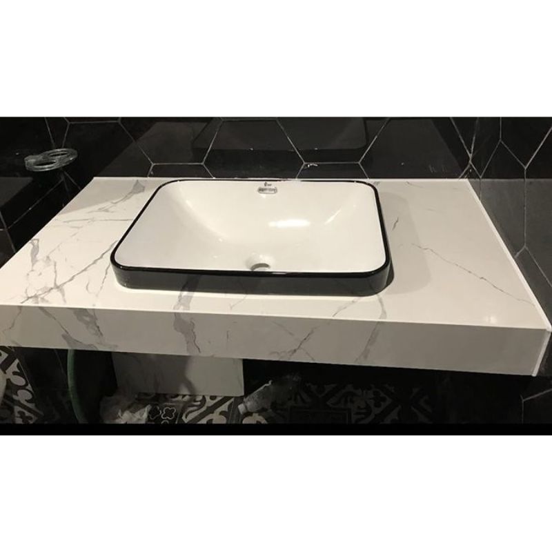 Ảnh đá nhân tạo lavabo loại 1-1 Ảnh đá nhân tạo lavabo loại 1-1