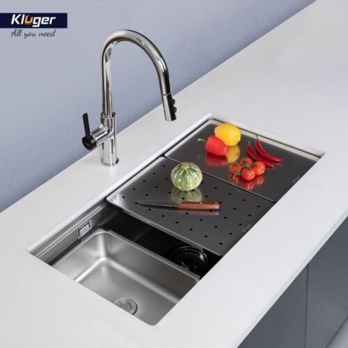 Ảnh chậu rửa bát 1 hố Kluger KWU8161FS-S86 Plus