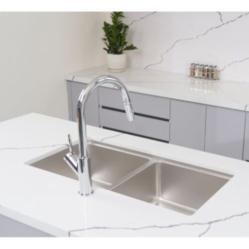 Chậu rửa bát Konox chống xước Undermount Sink KN8646DU Dekor Basic 4 Ảnh thực tế chậu rửa bát Konox chống xước Undermount Sink KN8646DU Dekor Basic