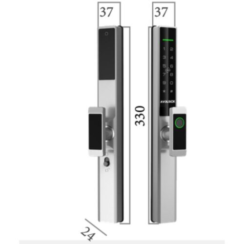 Khóa thông minh Avolock AN-384-G 3 Kích thước khóa thông minh Avolock AN-384-G