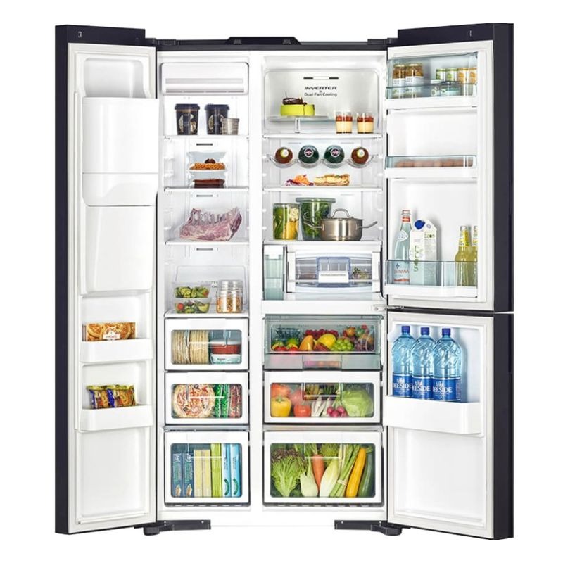 Ảnh tủ lạnh 3 cánh side by side 569 lít Hitachi FM800XAGGV9X DIA Ảnh tủ lạnh 3 cánh side by side 569 lít Hitachi FM800XAGGV9X DIA