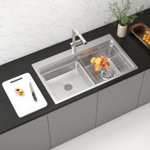 Chậu rửa bát inox 1 hố Konox Workstation Sink KN8048TS Dekor 3 Ảnh chậu rửa bát inox 1 hố Konox Workstation Sink KN8048TS Dekor