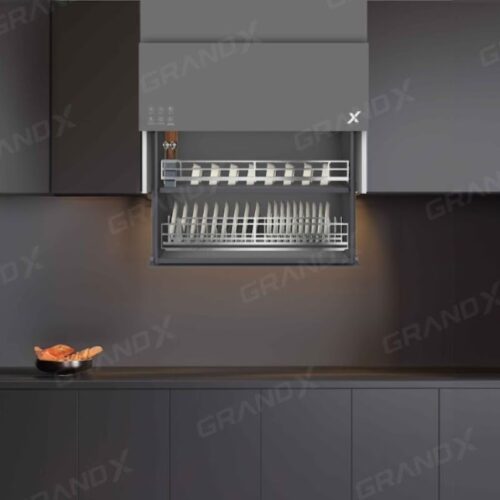 Giá bát đĩa nâng hạ điện thông minh Grandx Titanium XL.80ET-Luxury 3 Ảnh giá bát đĩa nâng hạ điện thông minh Grandx Titanium XL.80ET – Luxury