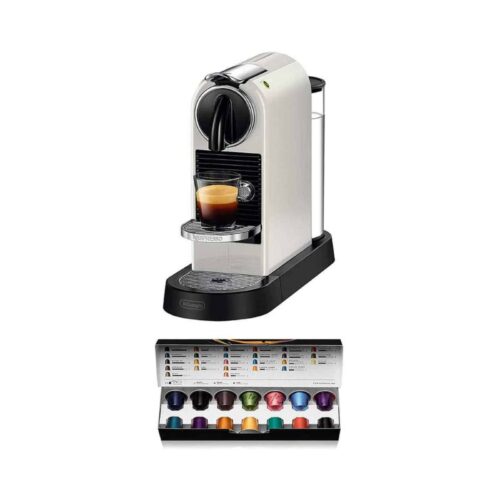 Máy pha cafe viên nén DeLonghi EN167.W Citiz 5 Ảnh máy pha cafe viên nén DeLonghi EN167.W Citiz