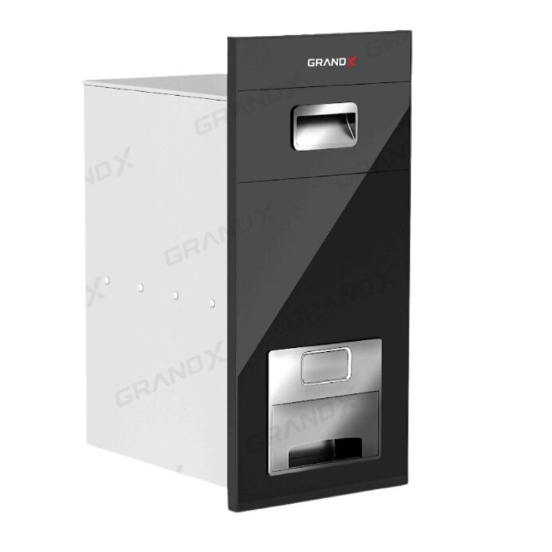 Thùng gạo mặt kính nút nhấn Grandx XR.G302B thung gao mat kinh nut nhan grandx