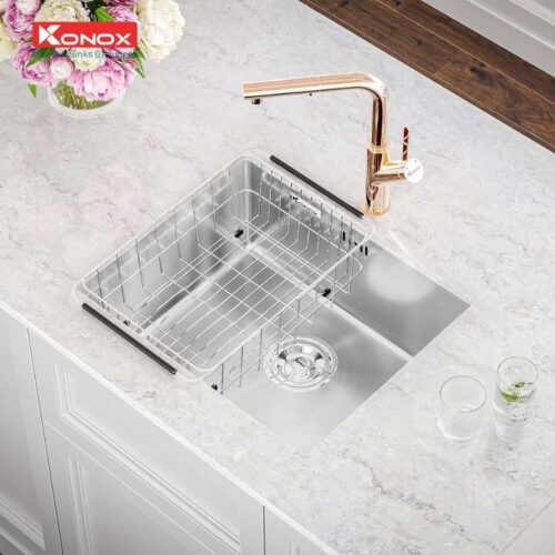 Chậu rửa bát Konox Cube 5444SU 3 Ảnh chậu rửa bát Konox Cube 5444SU
