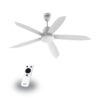 Quạt trần Gcool Copter 05 RL VN011402508 Trắng 1 quat tran gcool copter 05 rl vn011402508 trang