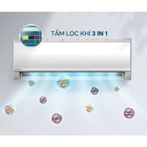 Máy lạnh Casper Inverter 2.5 HP GC-24IS35 3 anh may lanh casper inverter 25 hp gc24is35