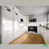 Mẫu tủ bếp Inox cánh Acrylic CA03 - Tủ bếp chữ U, hiện đại 2 Mẫu tủ bếp Inox cánh Acrylic CA03 - Tủ bếp chữ U, hiện đại