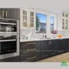 Mẫu tủ bếp Inox cánh kính cường lực CKCL14 - Tủ bếp chữ I, hiện đại 1 Mẫu tủ bếp Inox cánh kính cường lực CKCL14 - Tủ bếp chữ I, hiện đại