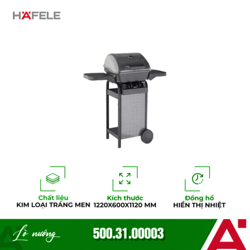 Lò nướng ga Hafele BBQ 2 vùng nướng 500.31.00003