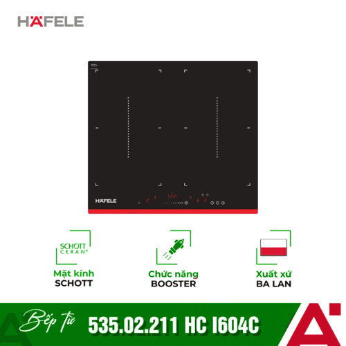 Bếp từ 4 vùng nấu Hafele 535.02.211