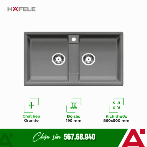 Chậu rửa chén bát Hafele 567.68.940