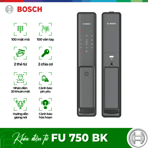 KHÓA ĐIỆN TỬ BOSCH FU 750 BK