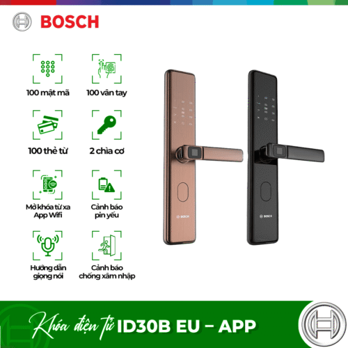 Khóa điện tử Bosch ID30B EU - APP