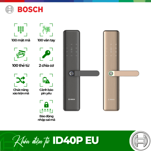 Khóa cửa điện tử BOSCH ID40P EU