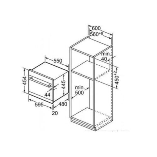 Máy rửa bát Bosch SGS40E32EU 3 kich thuoc may rua bat bosch sgs40e32eu